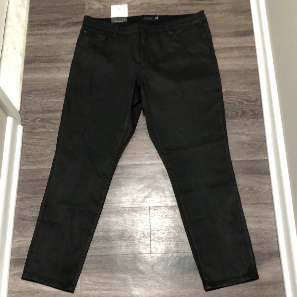 Ralph Lauren Curvy Mid-Rise Skinny Leg Super Stretch Jeans – Dark Wash – Women’s